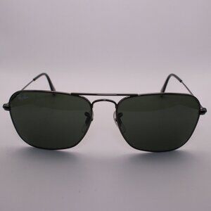 Ray-Ban RB3136 Caravan Black Geometric Square Metal Sunglasses Frames